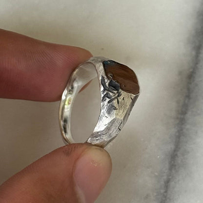 silver signet ring
