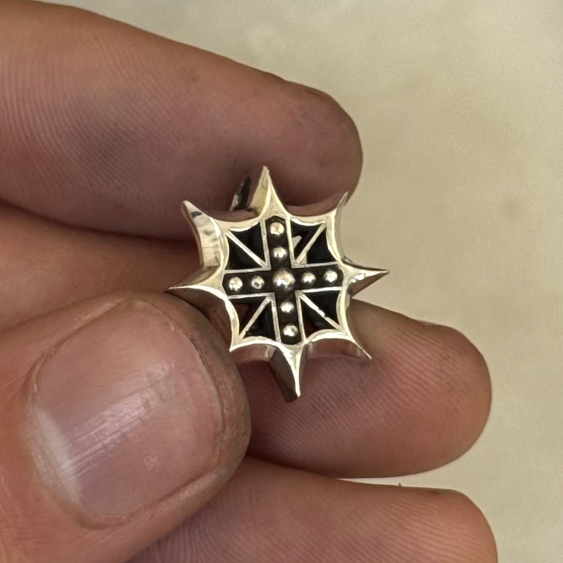 gothic pendant silver 