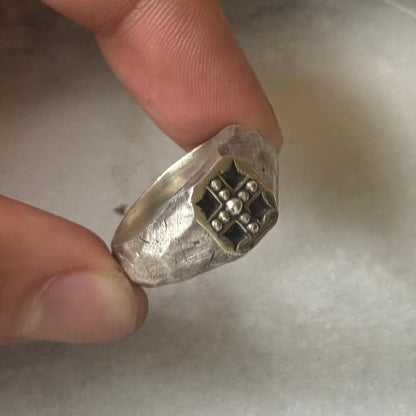 silver signet ring